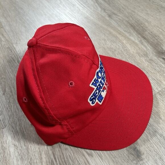 Vintage Sports Specialties 1984 World Series Hat Snapback MLB Padres Tigers Red - Picture 8 of 9